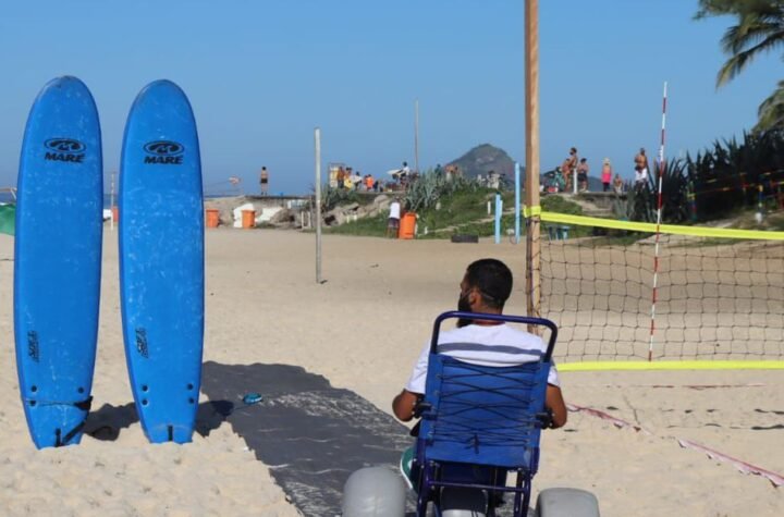 instituto promove inclusão com surfe adaptado e vôlei sentado