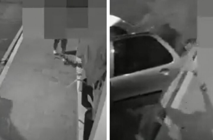 Homem ataca mulher e tenta colocá-la a força em um veículo, veja vídeo