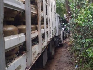 Um carro com restrição de roubo e equipamentos utilizados para o bloqueio de rastreamento de veículos também foram apreendidos