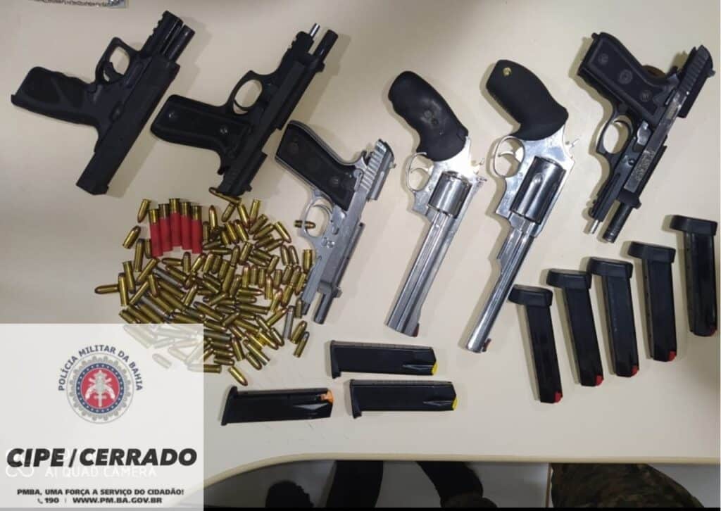 Criminosos foram capturados, após ações de inteligência da Cipe Cerrado com a 85a CIPM.