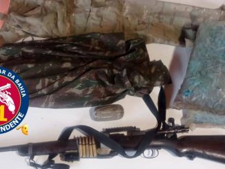 Materiais ilícitos foram encontrados durante patrulhamento da 31ª CIPM (Valéria) na localidade da Palestina.