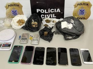 O mandado de busca e apreensão foi cumprido em um imóvel, no bairro Euclides Neto