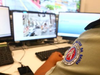 Os criminosos foram flagrados na capital baiana, neste sábado (15), pelas câmeras da SSP.