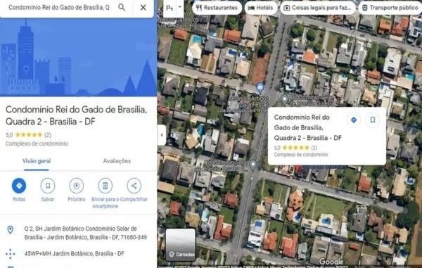 Condomínio no Jardim Botânico onde mora o ex-presidente Bolsonaro recebe marcação de internautas: “Rei do Gado”