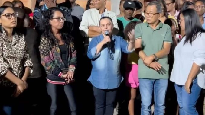Berimbau; prefeita Tânia Yoshida inaugura o PSF da Tribo