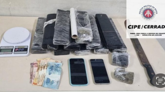 Suspeito de tráfico é preso em Luís Eduardo Magalhães