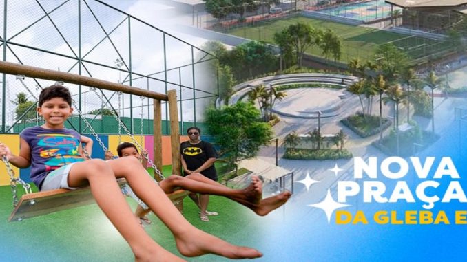 Com 13.320 metros quadrados de área revitalizada, nova praça da Gleba E em Camaçari oferece diversas opções de lazer e esporte, promovendo a integração e o bem-estar da comunidade.