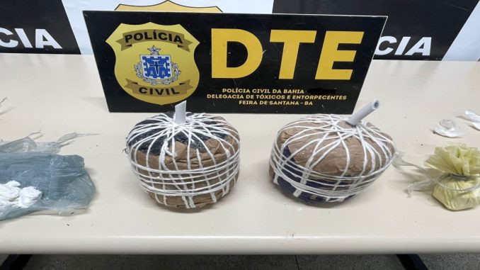 Suspeito é preso em flagrante com drogas e granadas artesanais