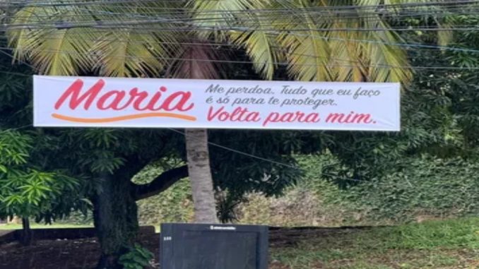 Faixas pedindo o retorno de Maria se espalharam por Salvador