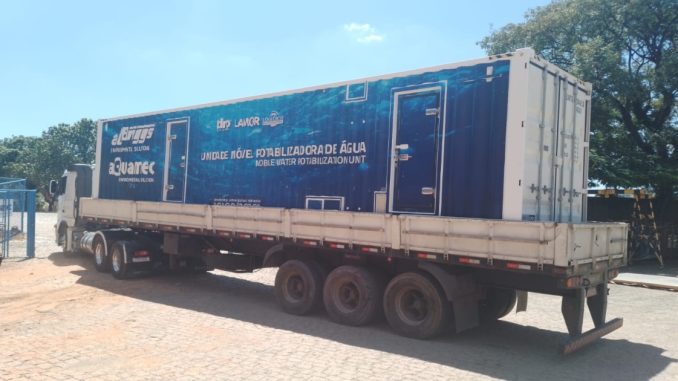 Estação de água compacta vai reforça abastecimento no Litoral Norte