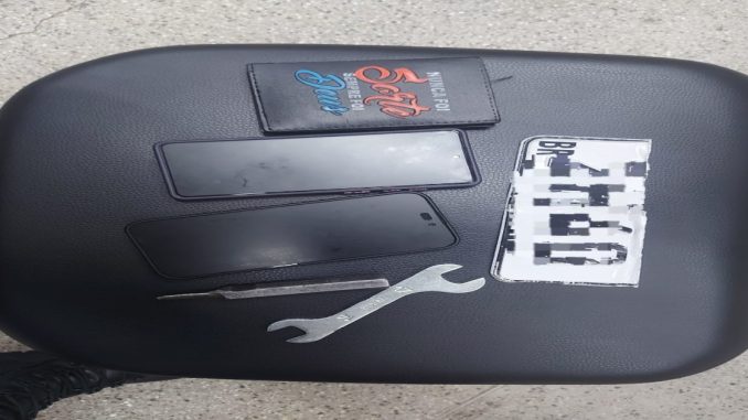 PM apreende motocicleta adulterada na Liberdade