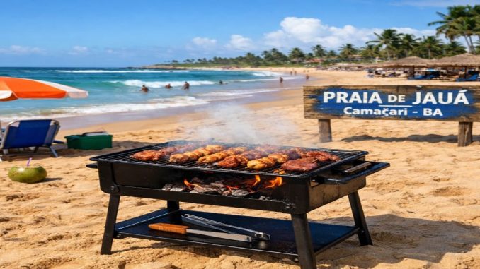 Camaçari proíbe churrasqueiras nas praias e prevê sanções